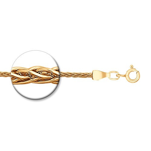 Цепь из золочёного серебра | SOKOLOV