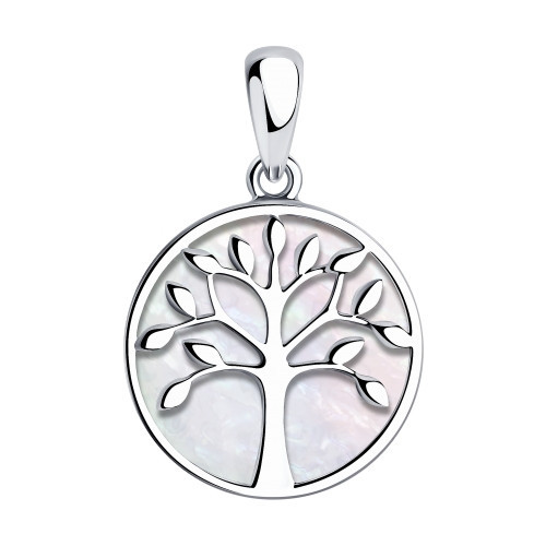 Подвеска из серебра с перламутром | SOKOLOV