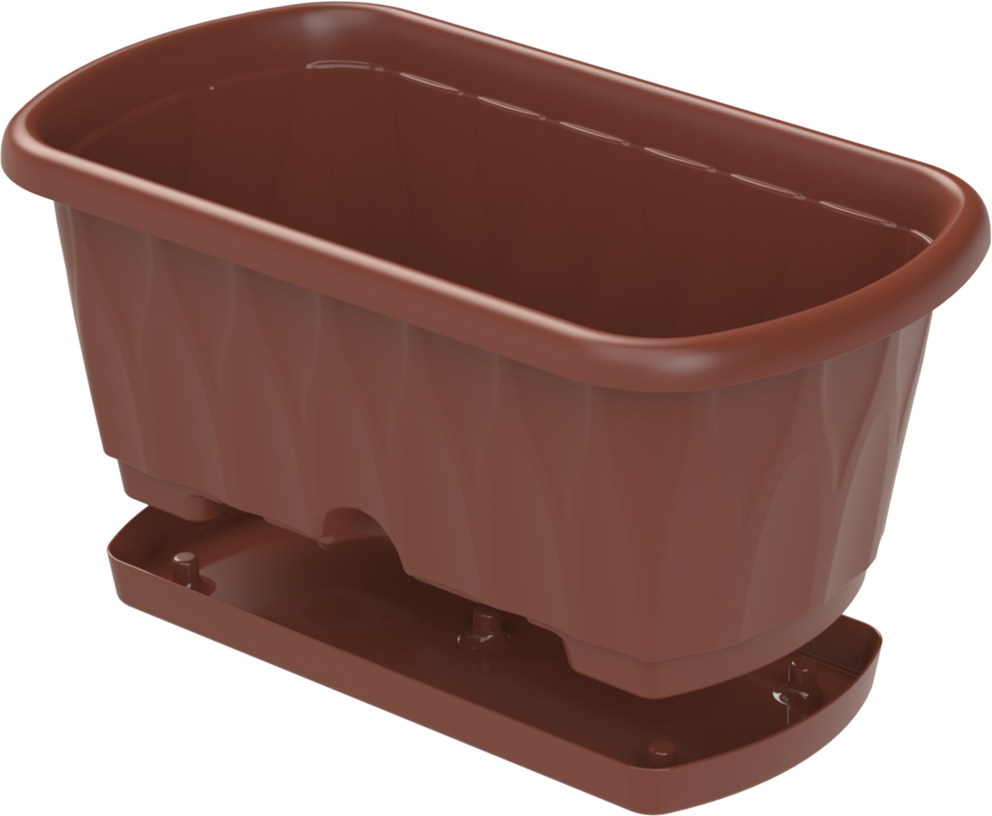 Ящик для растений с поддоном | Домашний сад | Альт-Пласт