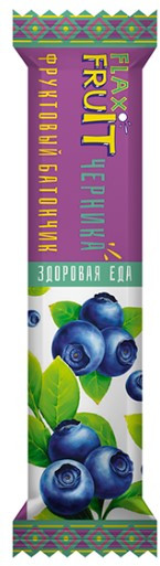 Батончик фруктовый со вкусом черники | Компас Здоровья