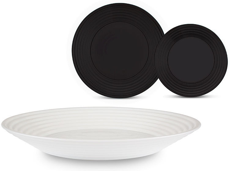 Сервиз столовый «Harena black and white» | Harena black and white | Luminarc