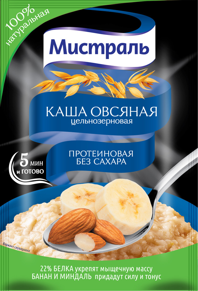 Каша овсяная «Протеиновая» | Мистраль