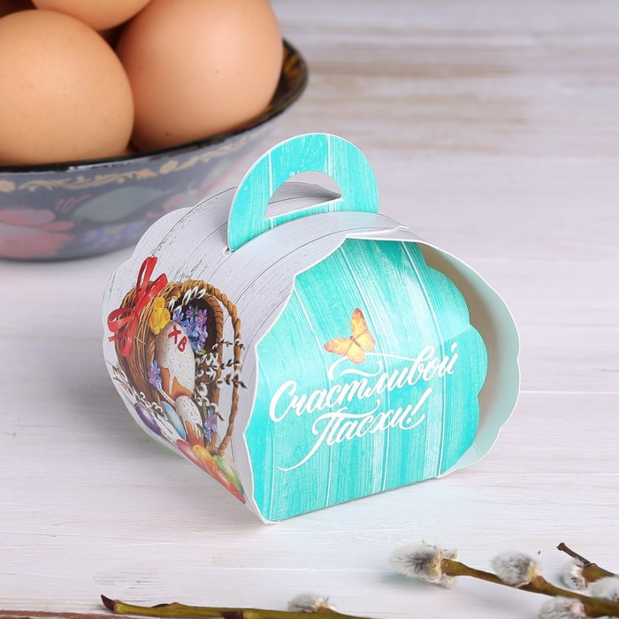 Коробочка пасхальная для яйца «Кулич» | Пасхальная композиция