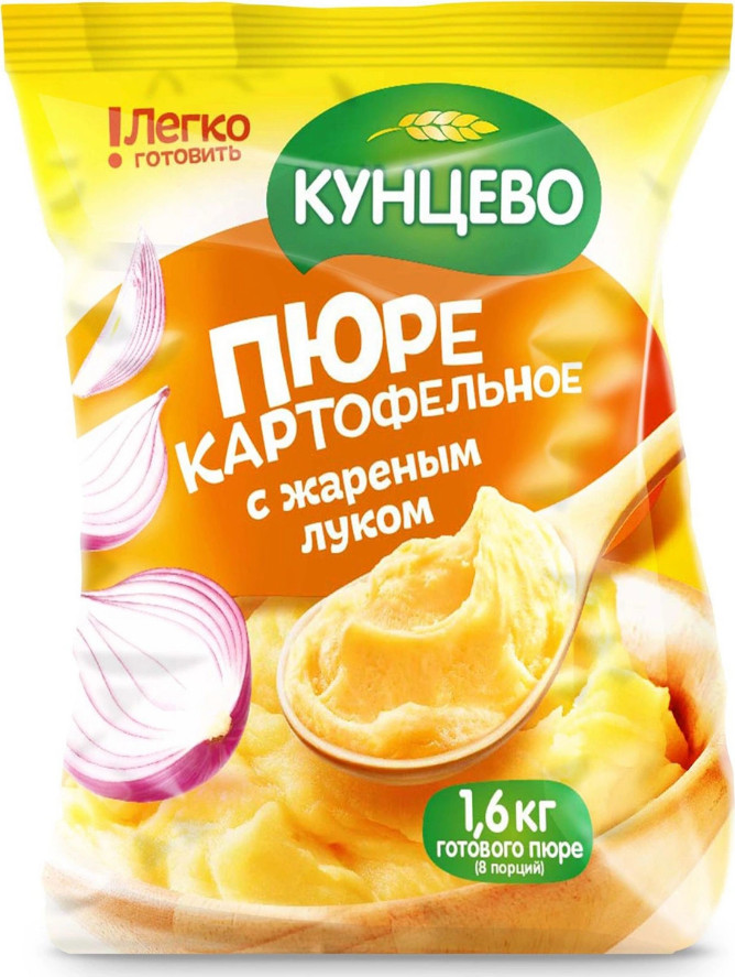 Пюре картофельное с жареным луком | Кунцево