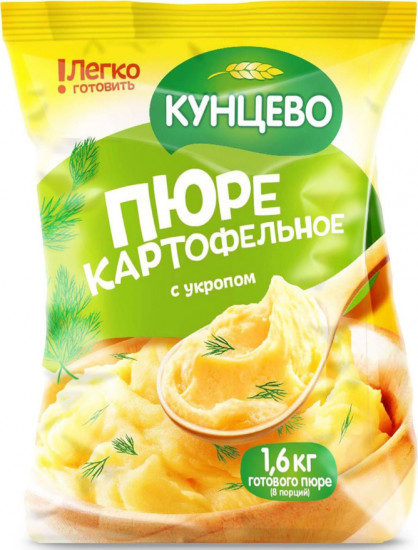 Пюре картофельное с укропом
