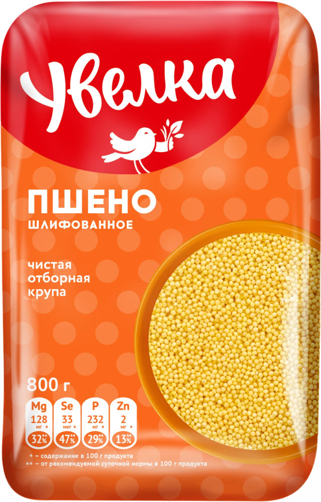 Крупа пшено шлифованное | Увелка