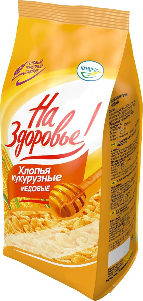 Хлопья кукурузные с медом | На здоровье! | Кунцево