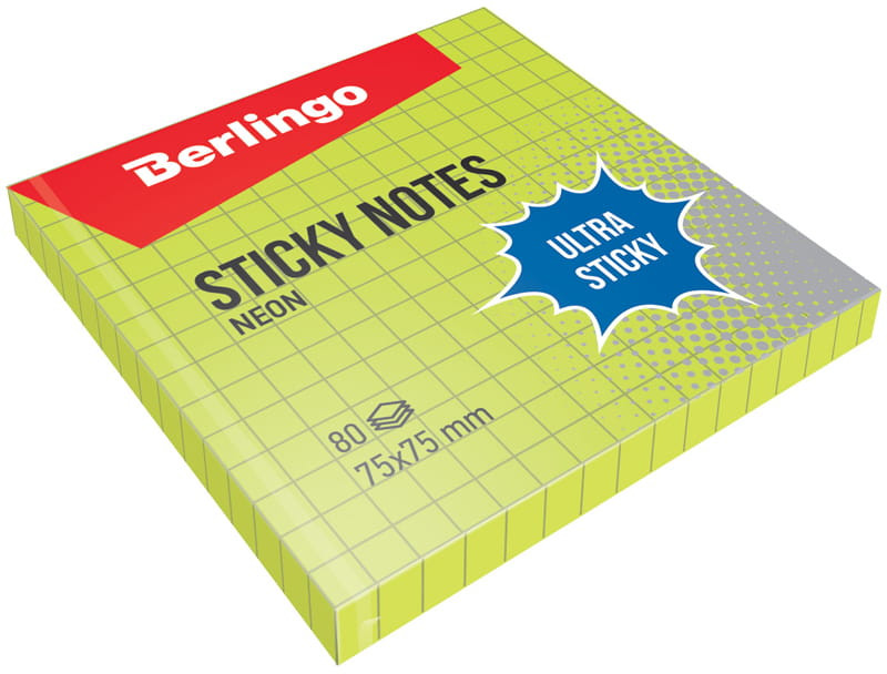 Блок самоклеящийся | Ultra Sticky | Berlingo
