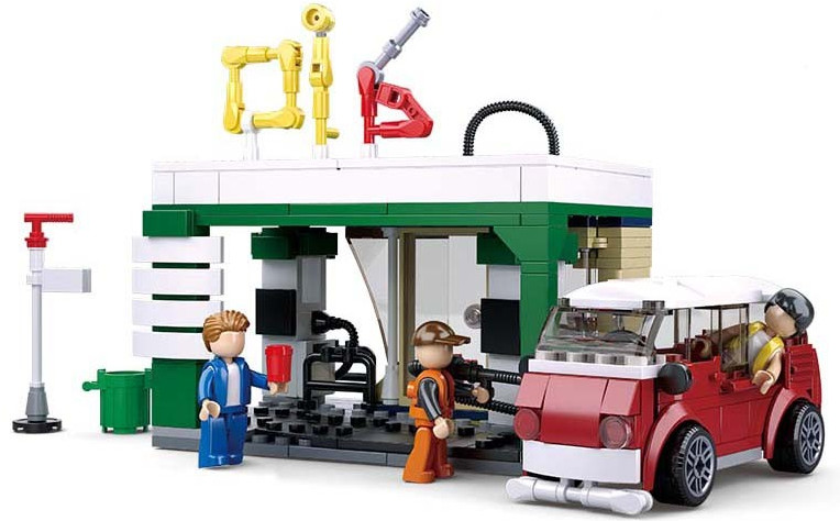 Конструктор «Заправка» | Город | SLUBAN