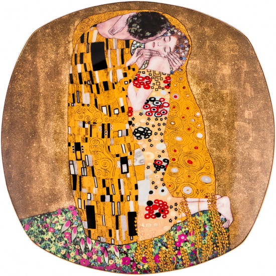 Тарелка квадратная «Поцелуй»