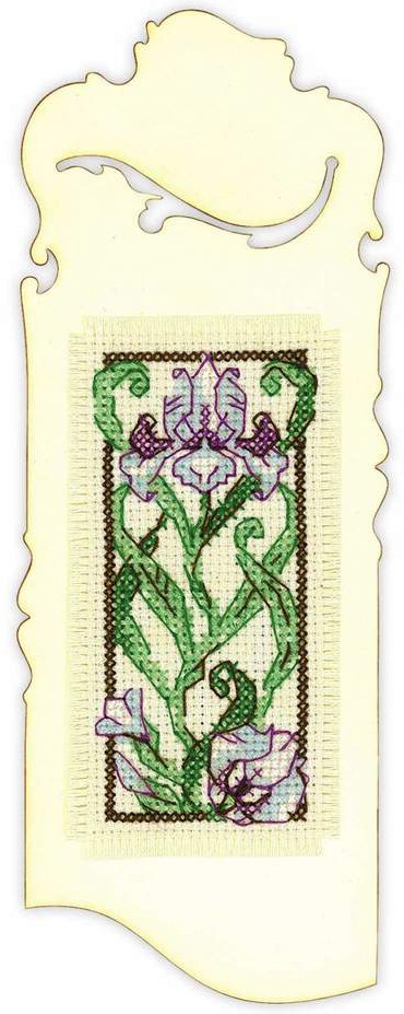 Набор для вышивания закладки «Цветущий ирис» | Риолис