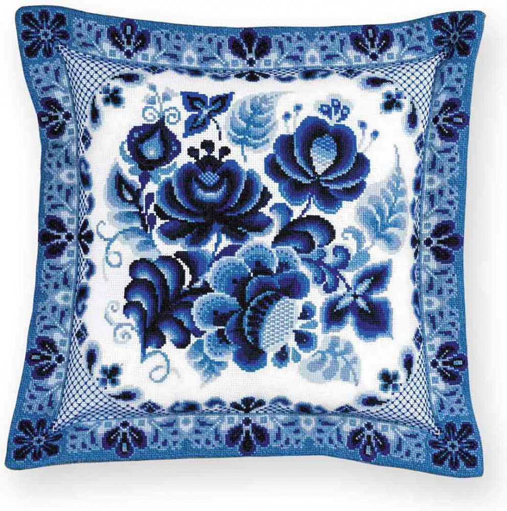 Набор для вышивания «Гжель» | Риолис