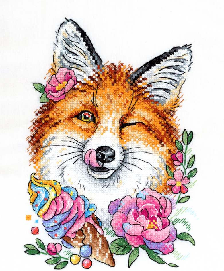 Набор для вышивания на одежде «Рыжая лакомка» | М.П. Студия