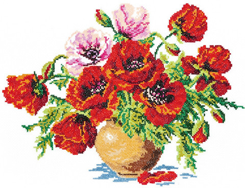 Набор для вышивания «Маки» | Чудесная игла