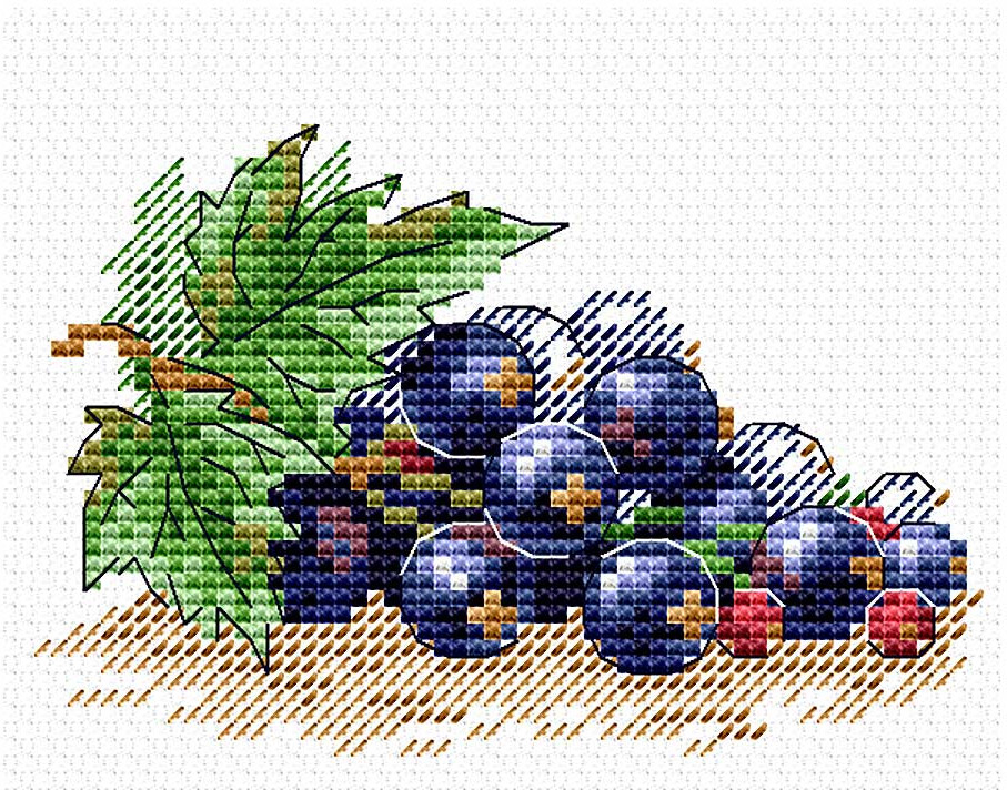 Набор для вышивания «Спелая смородина» | М.П. Студия