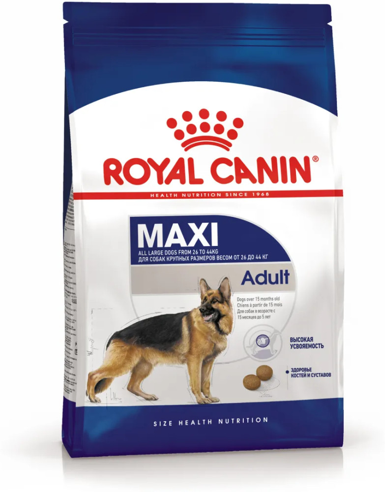 Корм для собак крупных пород «Maxi Adult» | Maxi | Royal Canin