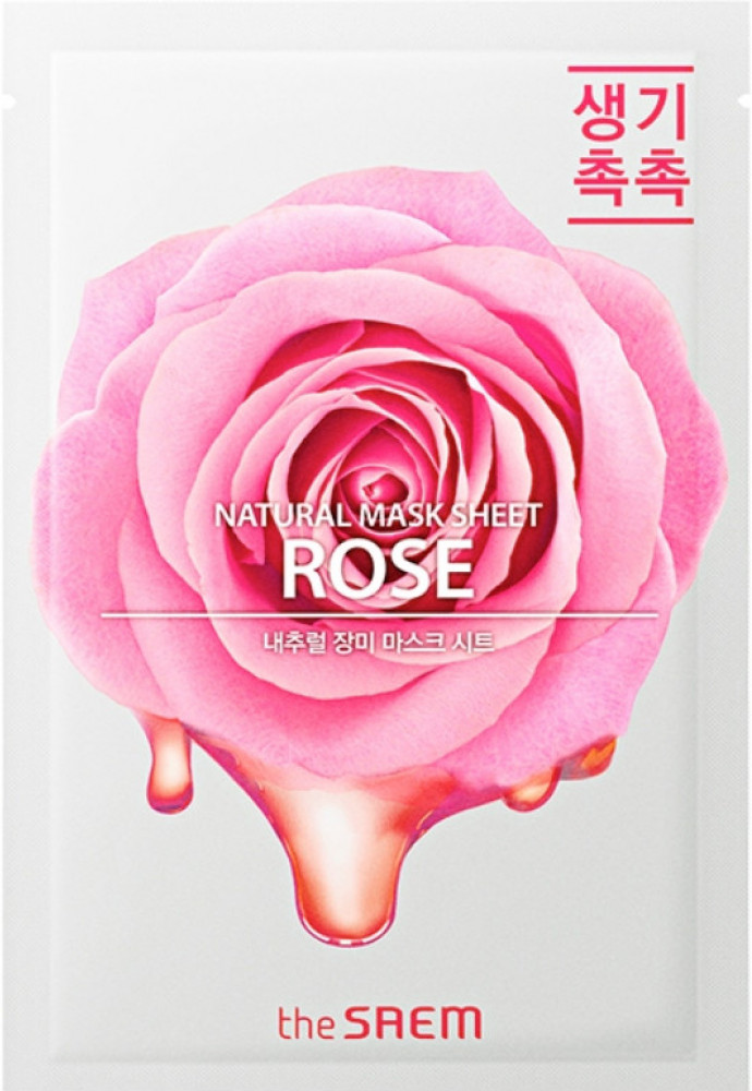Маска для лица тканевая с экстрактом розы | The Saem