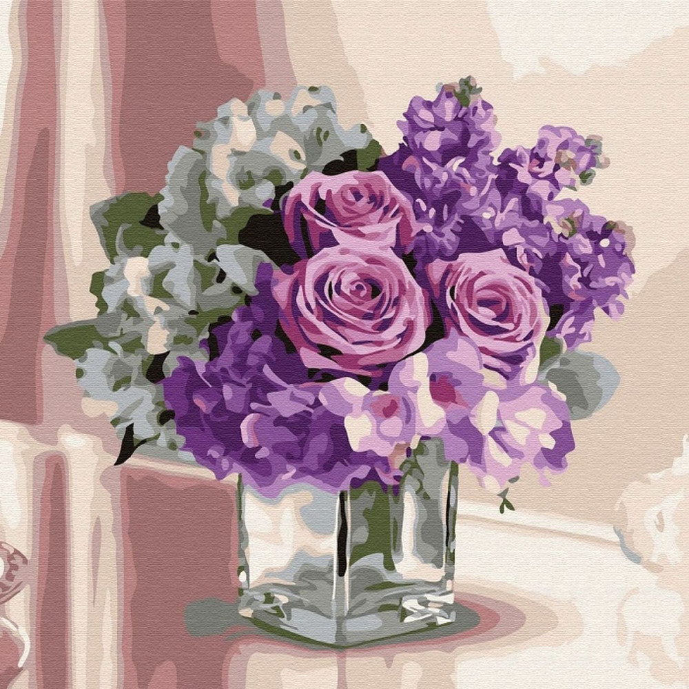 Картина по номерам «В сиреневых тонах» | Molly
