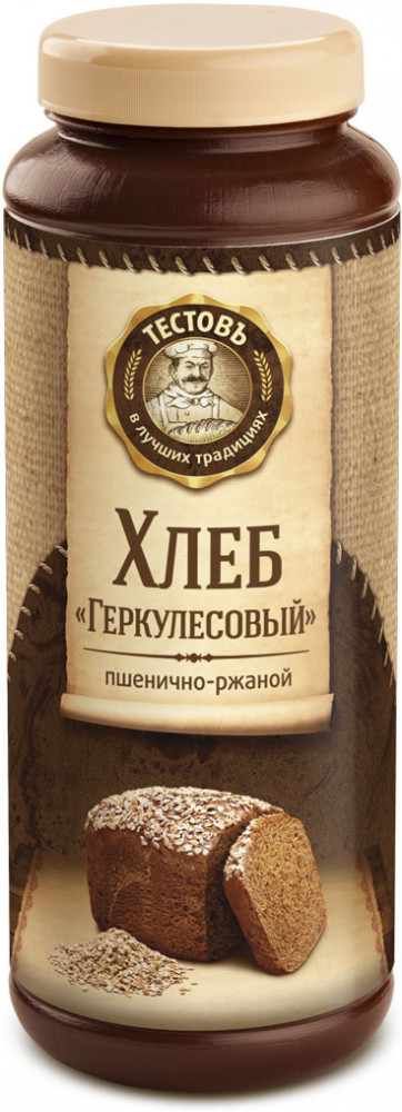 Хлеб пшенично-ржаной «Геркулесовый» | Тестовъ