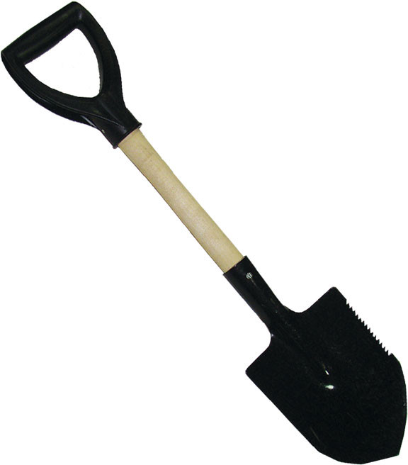 Лопатка туристическая с черенком | Инструм-Агро