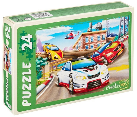 Макси-пазл «Скоростные гонки» | Рыжий кот