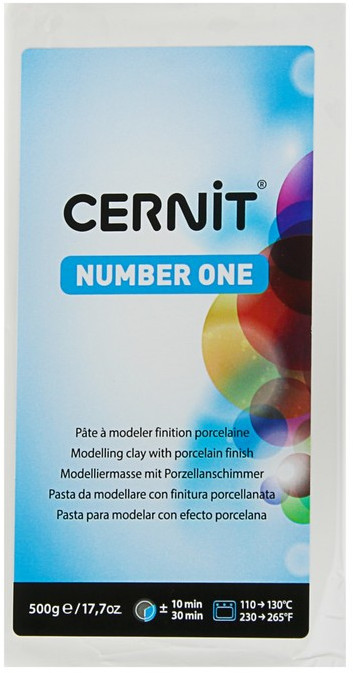 Пластика «Number One», 027 белый матовый | Number One | Cernit