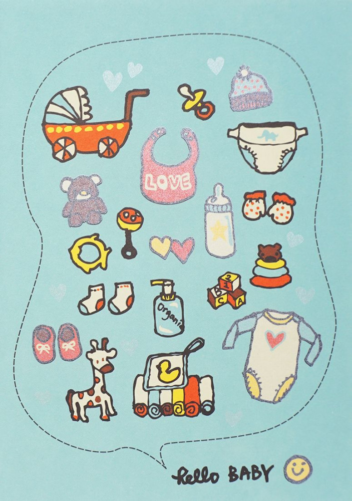 Открытка «Hello Baby» | Айрис