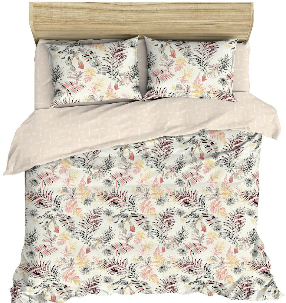 Комплект постельного белья «Мир экзотики» (арт. 70085/1, 1,5-спальный, перкаль, 2 наволочки 70х70) | Василиса