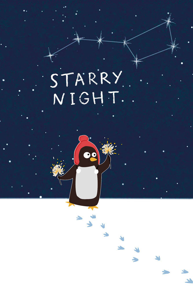 Starry night. Тетрадь | ИДМ. Проект «Пингвины»