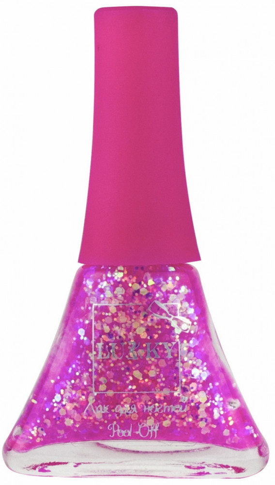 Лак для ногтей перламутровый с блестками | Конфетти-Микс | Lukky