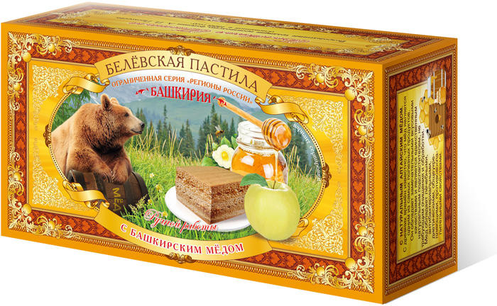 Пастила с Башкирским медом | Белёвская пастильная мануфактура