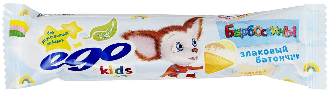 Батончик злаковый «Сливочный пломбир» | Kids | Ego