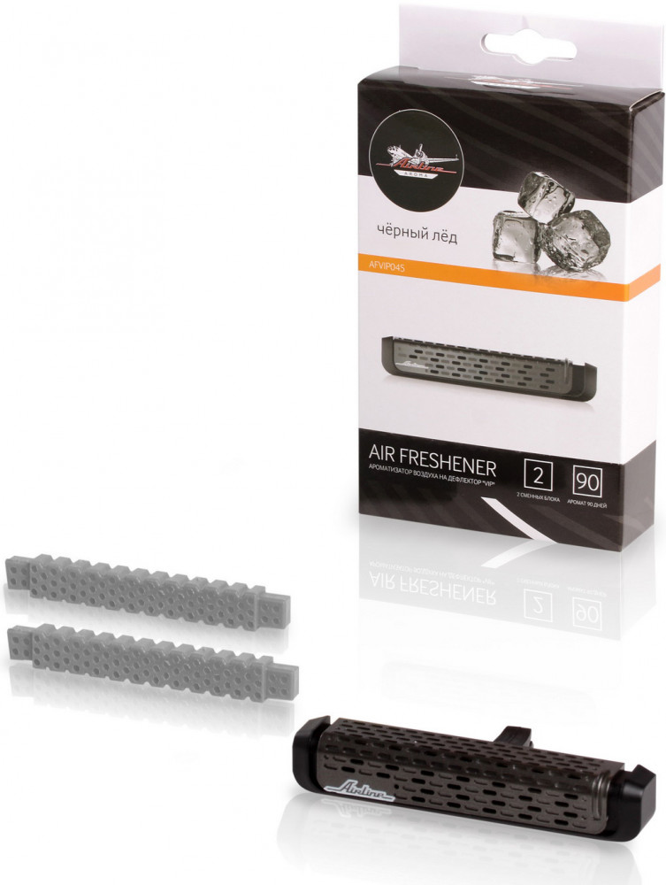 Ароматизатор на дефлектор «Черный лед» | Vip | Airline