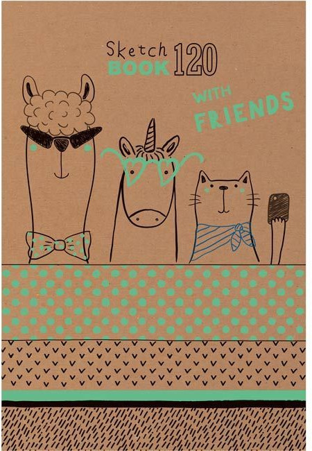 Скетчбук «С друзьями» | BG