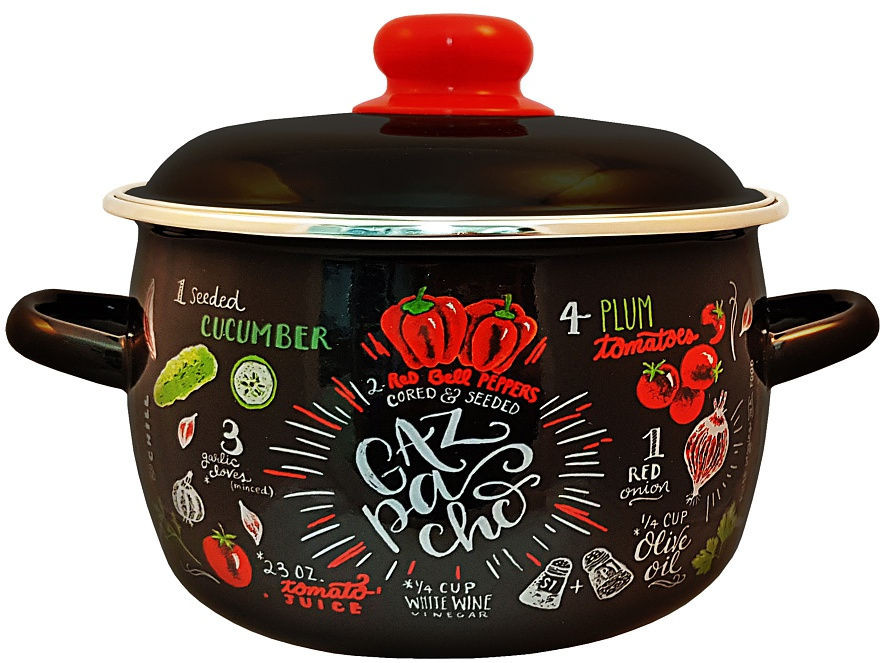 Кастрюля эмалированная «Gazpacho» | Эмальпосуда | Appetite