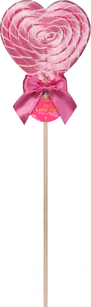 Карамель леденцовая в форме сердца «Малина» | Sweet Ness