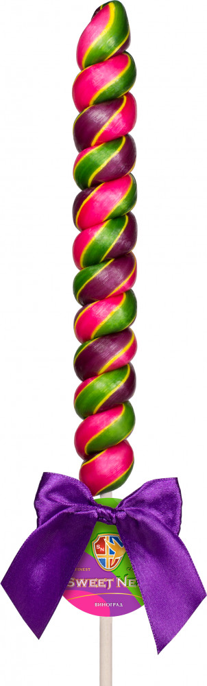 Карамель леденцовая в форме спирали «Виноград» | Sweet Ness