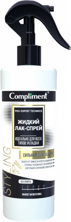 Спрей-лак для укладки волос | Pro-Expert Technics | Compliment