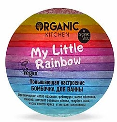 Бомбочка для ванны повышающая настроение «My little rainbow» | Organic Kitchen