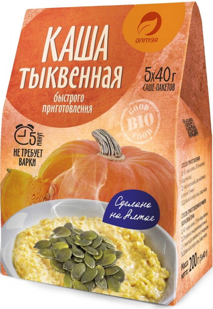 Каша тыквенная | Алтэя