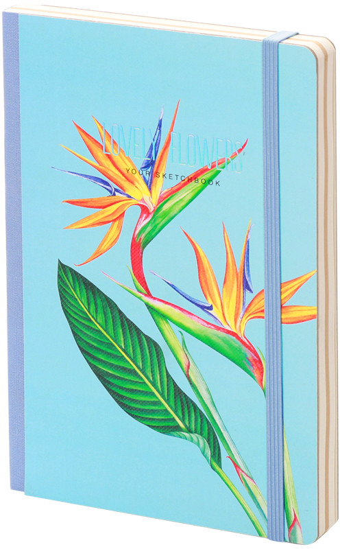 Скетчбук-альбом для рисования «Lovely flowers» | Greenwich Line