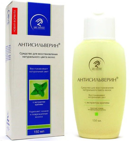 Средство для восстановления натурального цвета волос с крапивой | Две линии