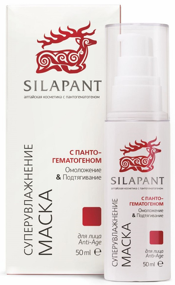 Маска для лица с пантогематогеном «Суперувлажнение» | Anti-Age | Две линии