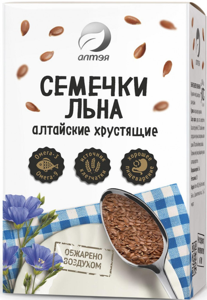 Семечки льна обжаренные «Алтайские хрустящие» | Алтэя