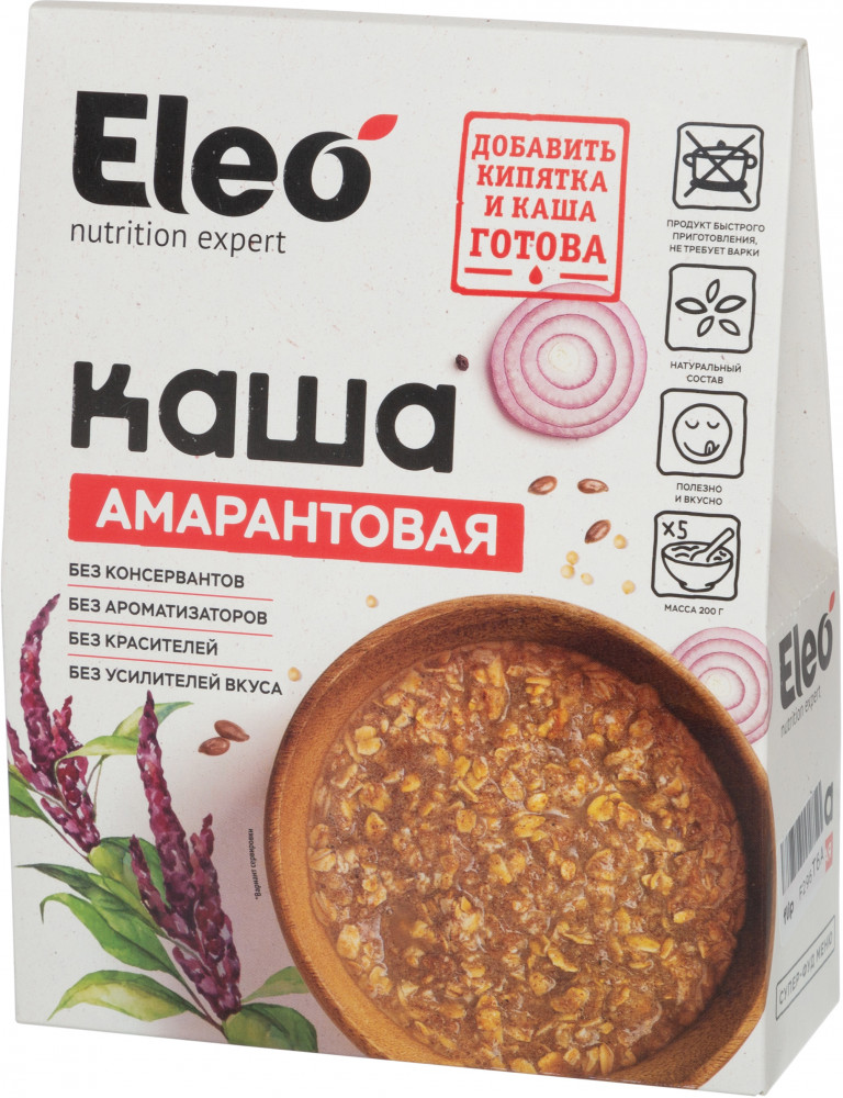 Каша амарантовая с ламинарией | Eleo