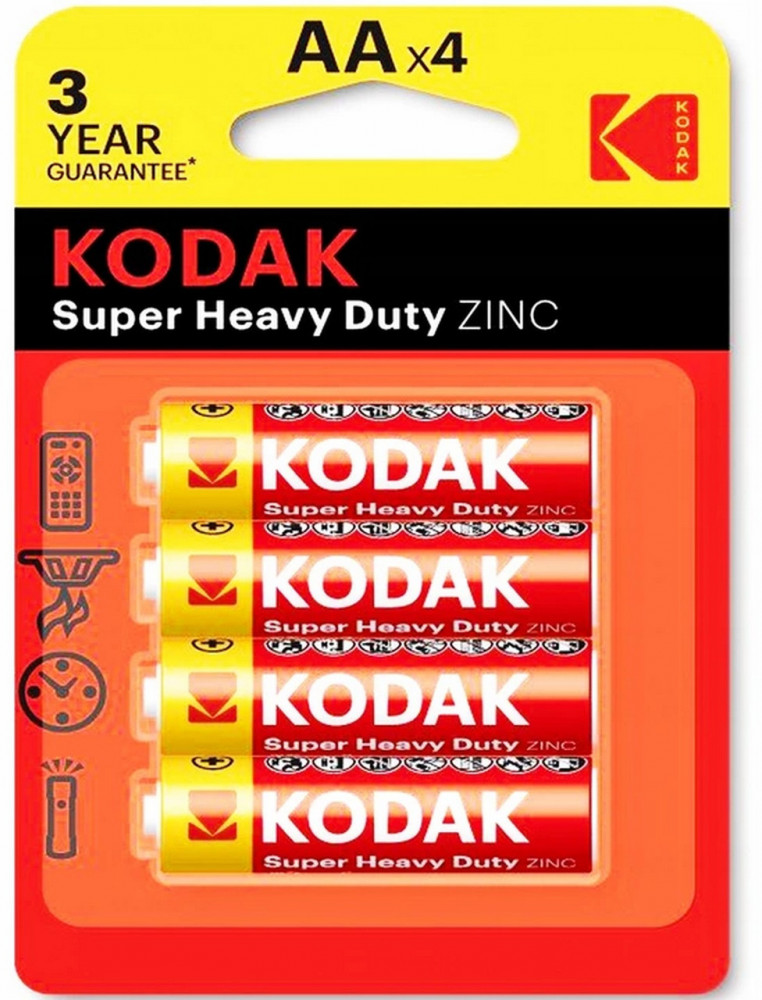 Набор батареек солевых AA | Heavy Duty | Kodak
