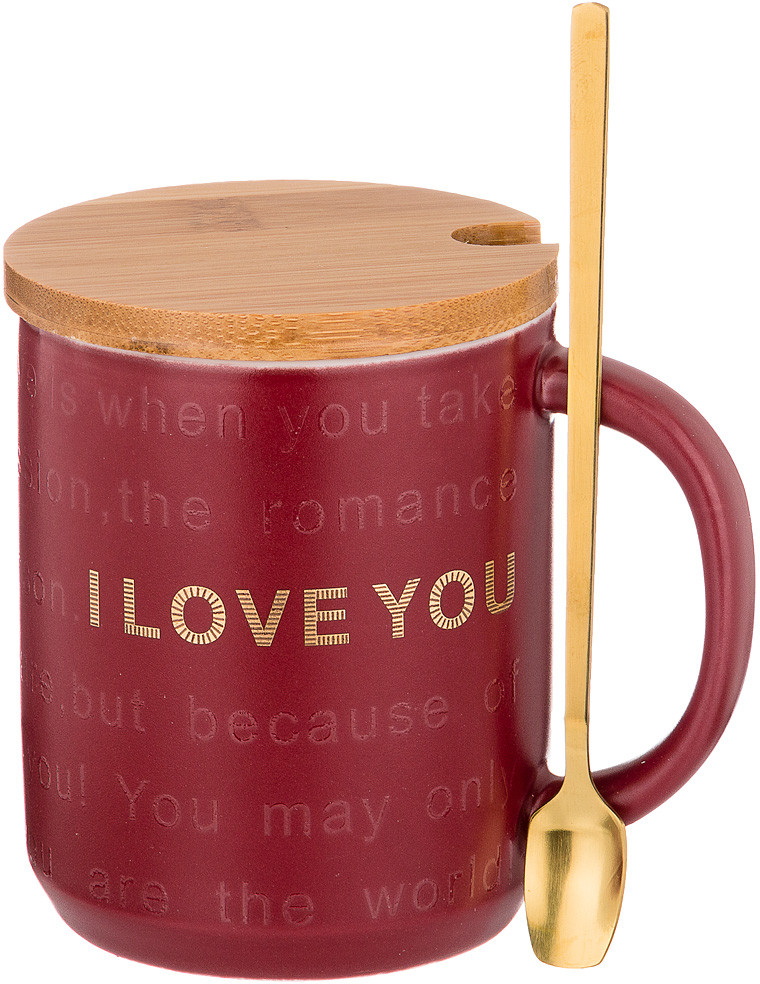 Кружка с крышкой и ложкой «Break Time» | Break Time | Lefard