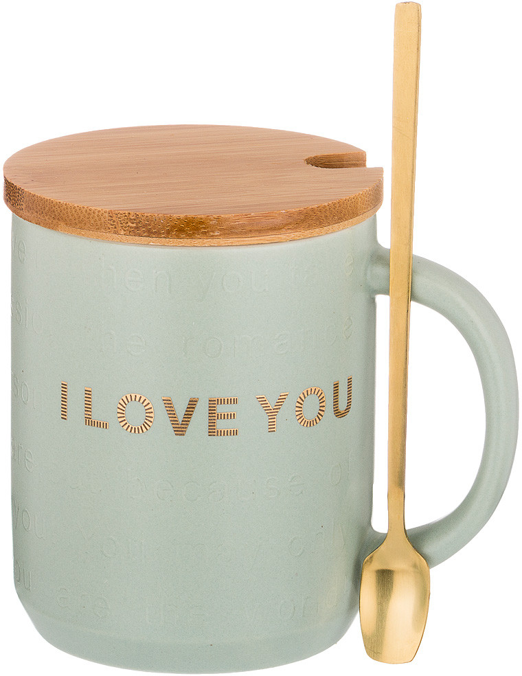 Кружка с крышкой и ложкой «Break Time» | Break Time | Lefard