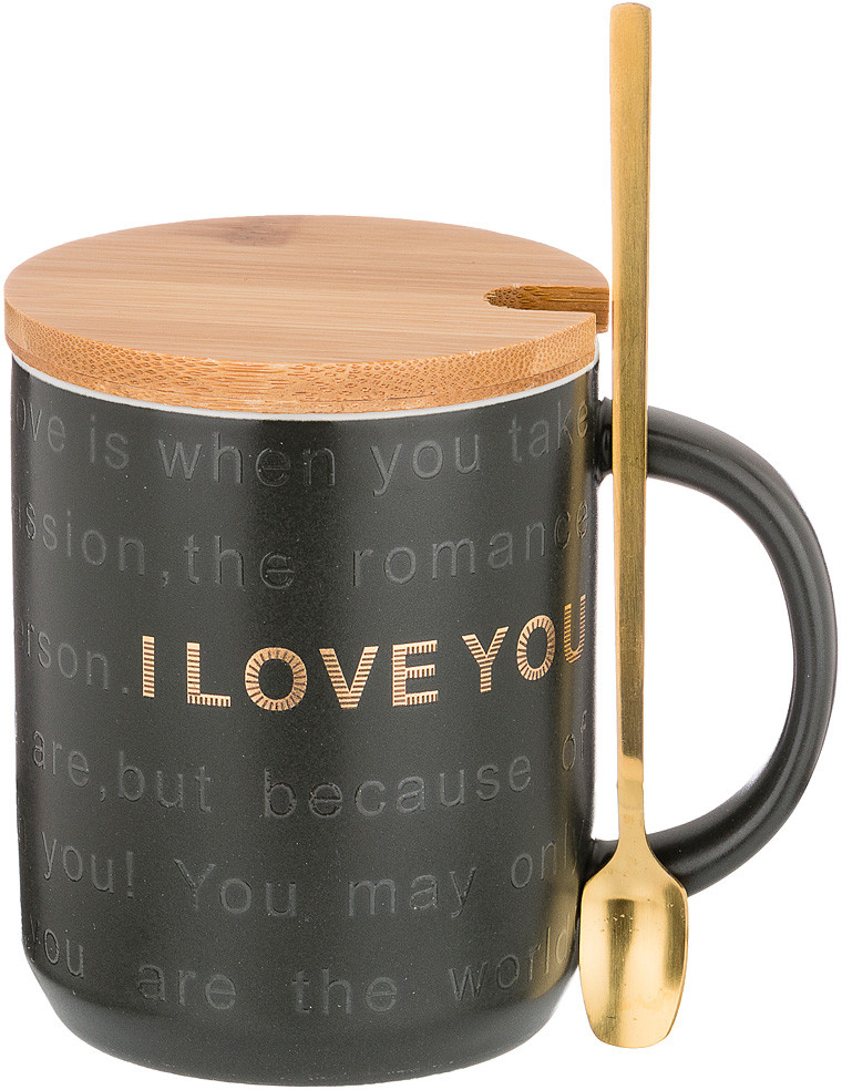 Кружка с крышкой и ложкой «Break Time» | Break Time | Lefard