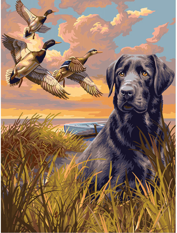 Картина по номерам «Охотник» | Русская живопись